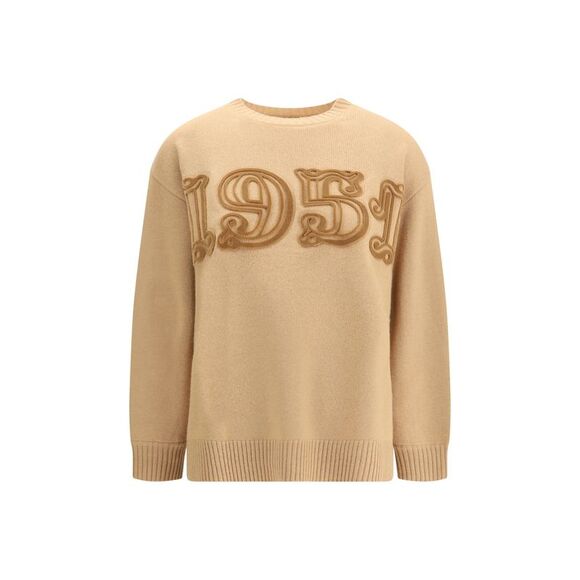 Max Mara Women Fido Sweater With A 1951 Embroidery